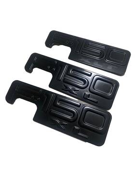 Xl34-16b114-ba Ford Oem 97-04 F150 Xl Black Emblem Badge F65b-16b114 Logo Set