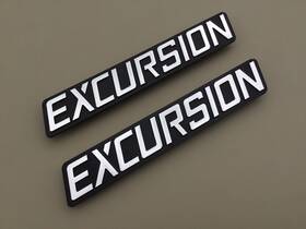 Yc35-16b114-cb Ford 00-05 Excursion Fender Emblem Set Driver Passenger Side Logo Badge Oem