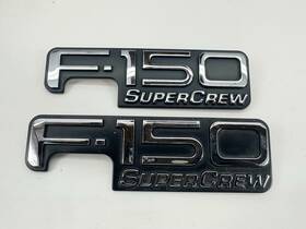 Yl348442528aa Ford 99 00 01 02 03 04 F-150 Super Crew Emblem Badge Symbol Logo Used Oem