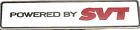 Fr3x-111222 Ford Powered By Svt Emblem Embossed Oem Aluminum Focus Fiesta