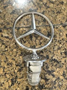 1238800086 Friefi 1981-85 Mercedes-benz Early W126 W123 Hood Star Emblem Grille Ornament
