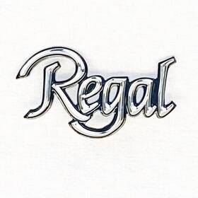 Gb0-abe-w97-rrpe Gbodyparts 1978-1983 Buick Regal Script Roof Sail Panel Emblem With Studs Gm Part #20099201