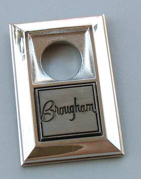 Gob-aex-n64-ble Gbodyparts 1978 Cutlass Brougham Trunk Lock Bezel Ornament Emblem 1979 Original Oem