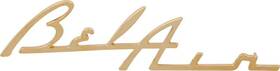 Tf100243 Gene Smith Reproductions 1955-56 Chevrolet Bel Air Gold Dash Emblem Inch
