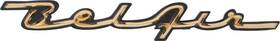 Tf100245 Gene Smith Reproductions 1957 Chevrolet Bel Air Gold Dash Emblem Inch