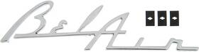 Tf401195 Gene Smith Reproductions 1955-56 Chevrolet Inch Bel Air Script Custom Chrome Dash Emblem