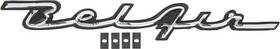 Tf401196 Gene Smith Reproductions 1957 Chevrolet Inch Bel Air Script Custom Chrome Dash Emblem