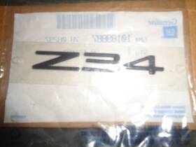 10189887 General Motors 1996 1997 1998 Chevy Monte Carlo Z34 Decal Original Oem Genuine Gm