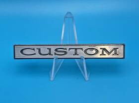 1236763 General Motors 1971-1977 Buick Lesabre Skylark Custom Fender Emblem Badge Text Gm Oem