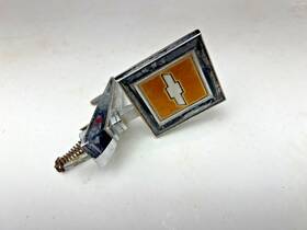 1403794 General Motors 1973 87 Chevy Pickup Truck Hood Ornament Square Body Bowtie Emblem Trim Molding