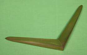 1459250 General Motors Used Oem 1953 Cadillac Nose Trim V Badge Emblem Hood / Trunk Ornament -