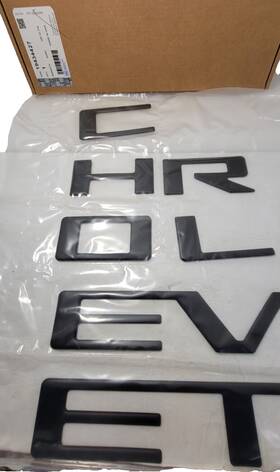 19434427 General Motors Chevrolet Colorado Tailgate Lettering Black 3-d Urethane Genuine Gm