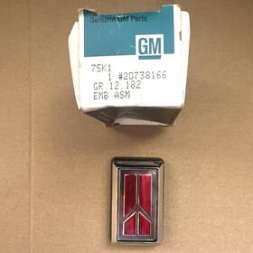 20492700 General Motors 20567351 1986-1990 Oem Oldsmobile H Body Rocket Trunk Emblem Gm 20738166