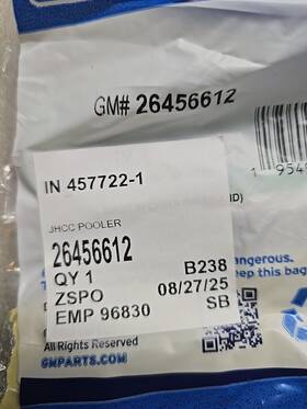 26456612 General Motors Genuine Gm Chevrolet Blazer Nameplate Awd Black