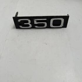 343991 General Motors Vintage Gm Gmc 350 Grille Badge Emblem Chevy Truck Meta Pre Owned 1970 S