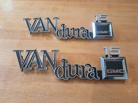 363558 General Motors 1977-1982 Gmc Vandura 15 G10 Van Fender Emblem Pair #