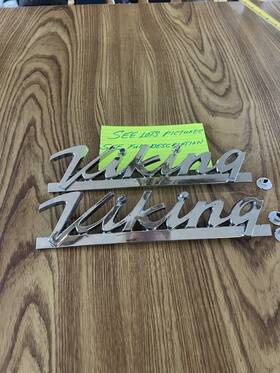 3781529 General Motors 60 61 1960 1961 Chevy Viking Side Hood Ornament Emblem Gm Truck And C-50