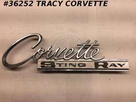 3797414 General Motors 1963-1965 Corvette Gm# Stingray Rear Deck Emblem Sting Ray Used