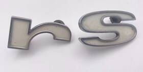 3899862 General Motors 3899876 Original Rs Fender Emblems 1 Side For 1967 Rally Sport Camaro