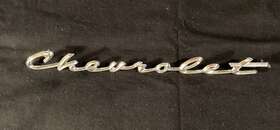 4744648 General Motors 1958 Chevrolet Emblem Script Oem Gm Chevy - Trunk Nice Piece