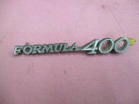 480842 General Motors 1970 1971 70 71 Firebird Formula 400 Fender Emblems Part # Gm Oem