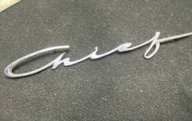 521436 General Motors 1956 Pontiac Star Chief Door Emblem Oem Hall