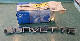 6260519 General Motors 1974 1975 Corvette Rear Bumper Letter Emblems New Original Gm