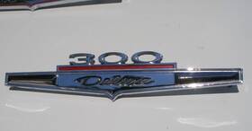 7584849 General Motors Nos Gm 1966 Chevy Chevelle 300 Deluxe Rear Quarter Panel Emblem Pair Two