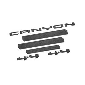 85056288 General Motors 2023-2026 Gmc Canyon Elevation Emblems In Black Oem Gm