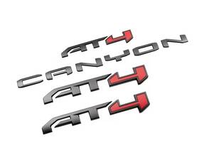 Ft23-ft26 General Motors 85056294 New Oem Gm At4 Emblems In Black Fits Gmc Canyon Free Shipping