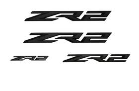 85636706 General Motors 2024-2025 Chevrolet Silverado Hd 2500 3500 Zr2 Emblems In Black Oem