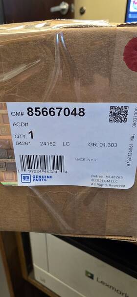 85667048 General Motors 2024-2026 Gmc Sierra Ev Emblem Kit Black Oem Gm