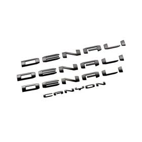 86557051 General Motors 2023-2026 Gmc Canyon Denali Emblems In Black Oem Gm