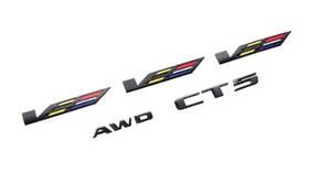 Ft20-ft26 General Motors 86559610 New Oem Ct5 V-series Emblems In Gloss Black Fits Cadillac