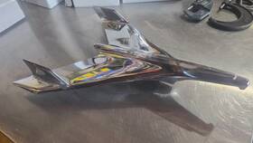 3720959c-4 General Motors Gm 1956 Chevy Belair Hood Ornament Bird Jet Airplane Emblem Trim Oem Nomad 150 210