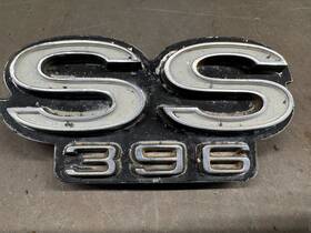 8752067 General Motors Gm 1969 Chevy Chevelle Malibu Ss Grille Emblem Letters Super Sport 396 El Camino Oe