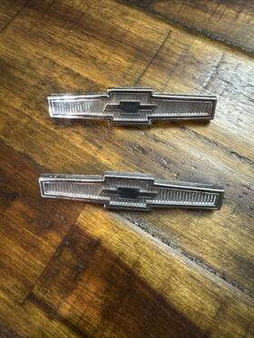 Pt.3945722 General Motors Vintage Chevrolet Bow-tie Hood Emblem For 1969-1972 Nova Part #pt.3945722