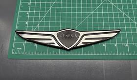 86300-ar500 Genesis Used Genuine Oem Front Hood Emblem For 2025-2026 Gv70 Models Re-taped