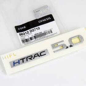 86312-d2710 Genesis Genuine Htrac 5.0 Emblem Single Line Style - For Hyundai Kia
