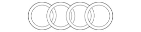 8w8-853-742-2zz Genuine Audi Hatch Emblem