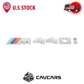 51148058102 Genuine Bmw G22 G23 M440i Gloss Silver Trunk Badge Emblem Oem New