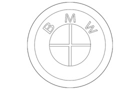 51-14-8-096-413 Genuine Bmw Nameplate