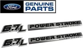 Hc3z-9942528-c Genuine Ford Oem 2017 F250 F350 F450 Superduty 6.7l Power Stroke Emblems L&r