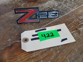 3986546 Genuine Gm 1970-73 Chevrolet Camaro Z/28 Rear Trunk Emblem Used