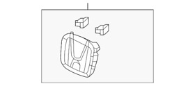 71125-t6z-a01 Genuine Honda Cover Front