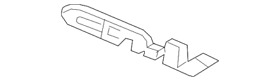 75722-tla-a00 Genuine Honda Emblem Rear Cr-v