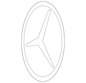 906-817-10-16-5337 Genuine Mercedes-benz Company Sign