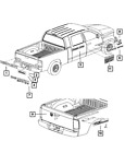 55372159ac Genuine Mopar Nameplate Front Door