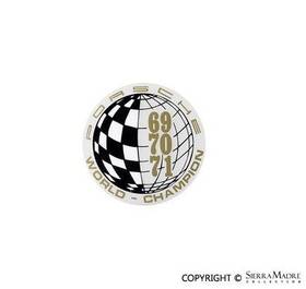 911.701.103.22 Genuine Porsche 1969-1971 World Champion Decal 91170110322