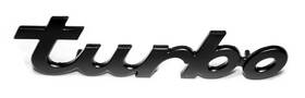 930-559-317-01 Genuine Porsche 930.559.317.01 Matte Black Turbo Emblem 74-77 93055931701